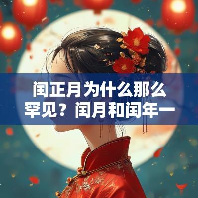 闰正月为什么那么罕见？闰月和闰年一样吗？