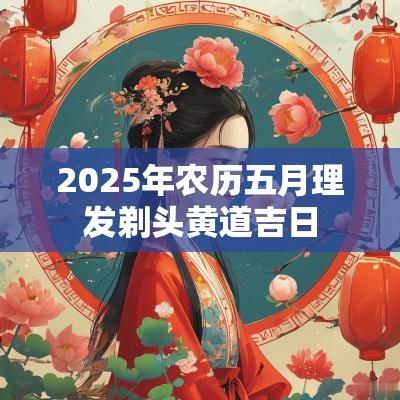2025年农历五月理发剃头黄道吉日
