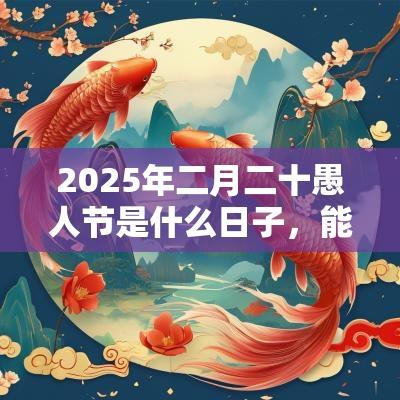 2025年二月二十愚人节是什么日子,能祭祖吗? 2025年二月二十愚人节是什么日子,能祭祖吗?