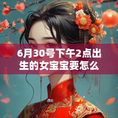 6月30号下午2点出生的女宝宝要怎么起名