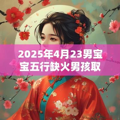 2025年4月23男宝宝五行缺火男孩取名字怎么好