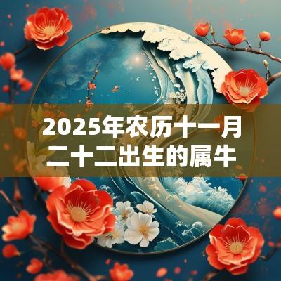 2025年农历十一月二十二出生的属牛女孩命运怎么样? 2025年农历十一月二十二出生的属牛女孩命运怎么样?