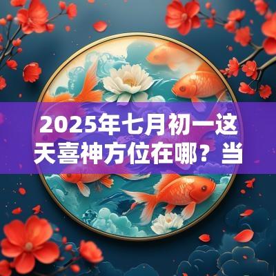 2025年七月初一这天喜神方位在哪？当日黄历查询