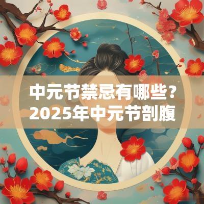 中元节禁忌有哪些?2025年中元节剖腹产吉利吗? 中元节禁忌有哪些?2025年中元节剖腹产吉利吗?