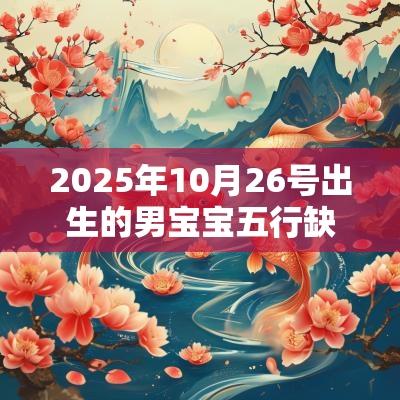 2025年10月26号出生的男宝宝五行缺水取名注意事项
