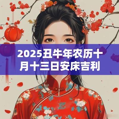 2025丑蛇年农历十月十三日安床吉利吗？