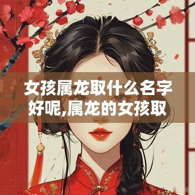 女孩属龙取什么名字好呢,属龙的女孩取财运好的名字