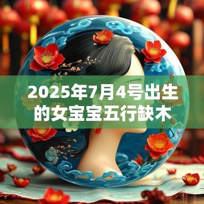 2025年7月4号出生的女宝宝五行缺木要如何起名字 2025年7月4号出生的女宝宝五行缺木要如何起名字