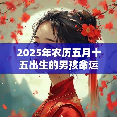 2025年农历五月十五出生的男孩命运如何 2025年农历五月十五出生的男孩命运如何