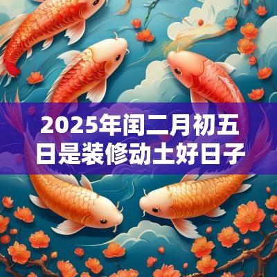 2025年闰二月初五日是装修动土好日子吗? 2025年闰二月初五日是装修动土好日子吗?