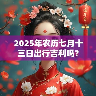 2025年农历七月十三日出行吉利吗? 2025年农历七月十三日出行吉利吗?