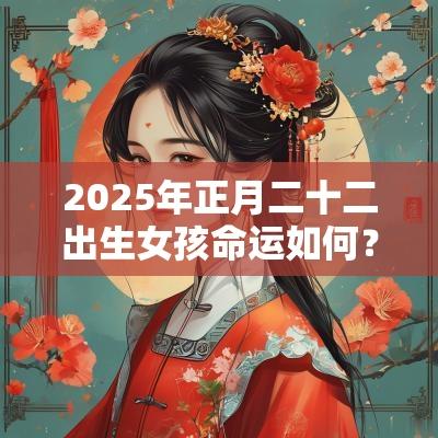 2025年正月二十二出生女孩命运如何？是富贵命吗？