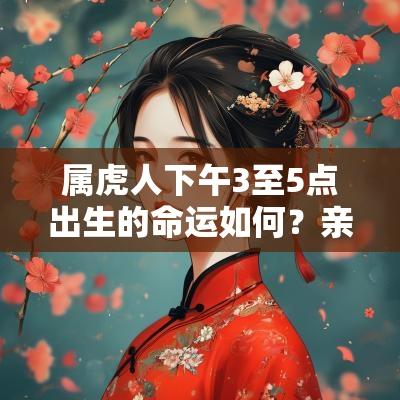 属虎人下午3至5点出生的命运如何?亲情缘分好吗? 属虎人下午3至5点出生的命运如何?亲情缘分好吗?