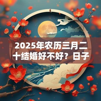 2025年农历三月二十结婚好不好?日子财喜神位置? 2025年农历三月二十结婚好不好?日子财喜神位置?