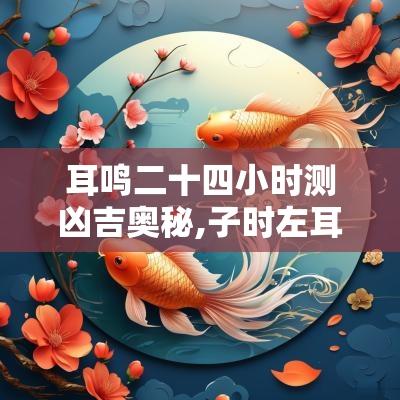 耳鸣二十四小时测凶吉奥秘,子时左耳鸣预测