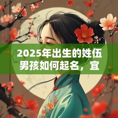 2025年出生的姓伍男孩如何起名,宜用什么字 2025年出生的姓伍男孩如何起名,宜用什么字