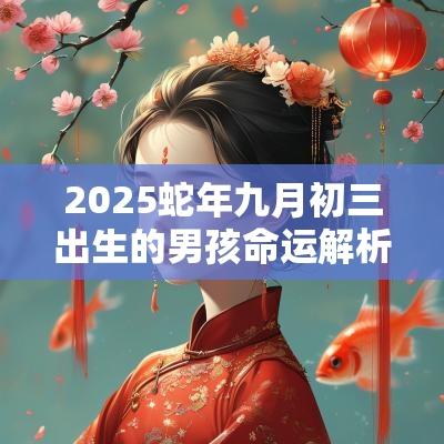2025蛇年九月初三出生的男孩命运解析,性格特点