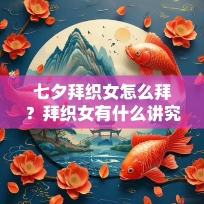 七夕拜织女怎么拜？拜织女有什么讲究？