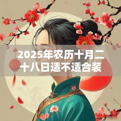 2025年农历十月二十八日适不适合装修动土？