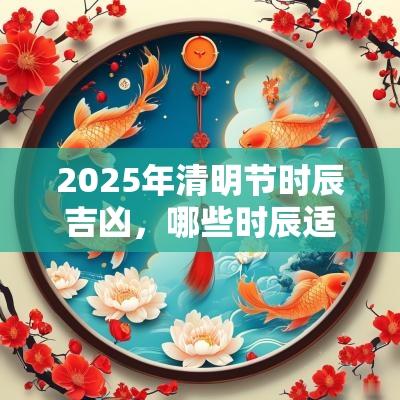 2025年清明节时辰吉凶,哪些时辰适合上坟? 2025年清明节时辰吉凶,哪些时辰适合上坟?