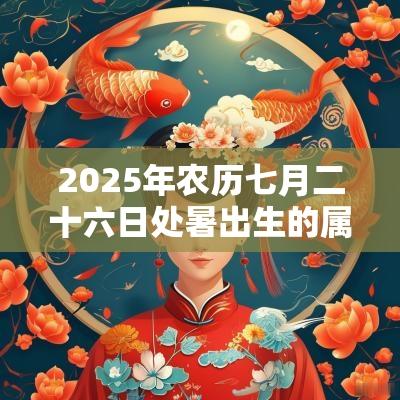 2025年农历七月二十六日处暑出生的属虎男宝宝命运如何? 2025年农历七月二十六日处暑出生的属虎男宝宝命运如何?
