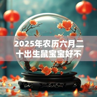 2025年农历六月二十出生鼠宝宝好不好？命运如何？