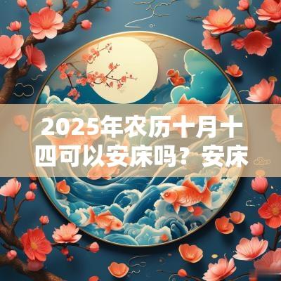 2025年农历十月十四可以安床吗？安床时间几点最好？