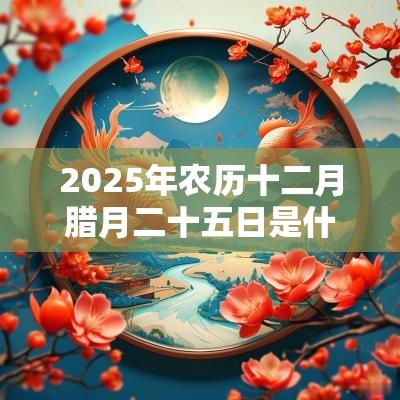 2025年农历十二月腊月二十五日是什么星座,有什么性格特点? 2025年农历十二月腊月二十五日是什么星座,有什么性格特点?
