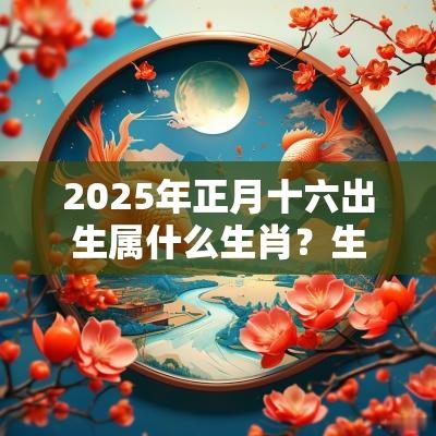 2025年正月十六出生属什么生肖？生肖的性格特点？