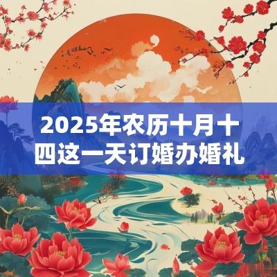 2025年农历十月十四这一天订婚办婚礼合适吗? 2025年农历十月十四这一天订婚办婚礼合适吗?