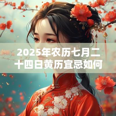 2025年农历七月二十四日黄历宜忌如何，适宜祈福求财吗？