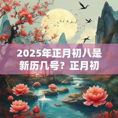 2025年正月初八是新历几号？正月初八是什么节日？