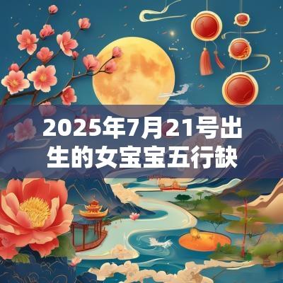 2025年7月21号出生的女宝宝五行缺木要如何起名字