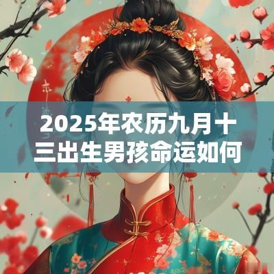 2025年农历九月十三出生男孩命运如何？富贵命吗？