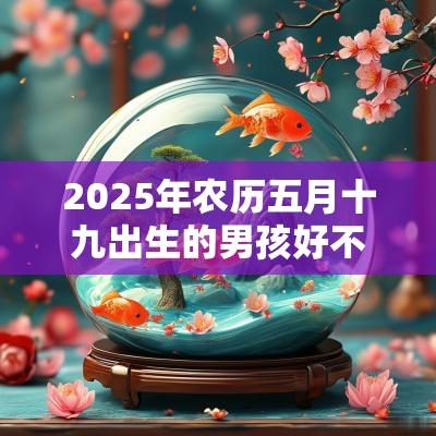 2025年农历五月十九出生的男孩好不好？命运如何？