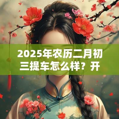 2025年农历二月初三提车怎么样？开车安全必备的风水知识