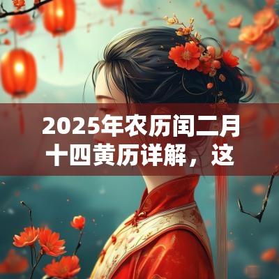 2025年农历闰二月十四黄历详解，这天日子好吗？