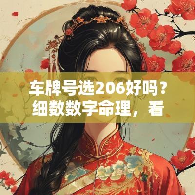 车牌号选206好吗？细数数字命理，看车牌号码的吉凶测算结果