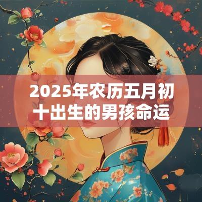 2025年农历五月初十出生的男孩命运命理解析