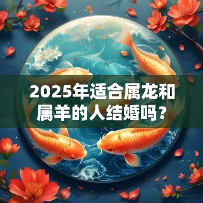2025年适合属龙和属羊的人结婚吗? 2025年适合属龙和属羊的人结婚吗?