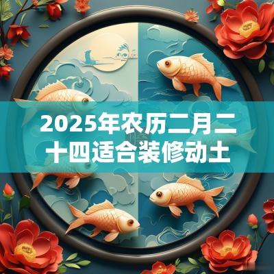 2025年农历二月二十四适合装修动土吗?卦象是吉是凶? 2025年农历二月二十四适合装修动土吗?卦象是吉是凶?