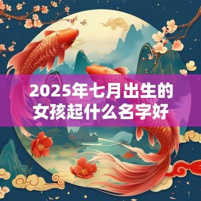 2025年七月出生的女孩起什么名字好听,禁用什么字 2025年七月出生的女孩起什么名字好听,禁用什么字