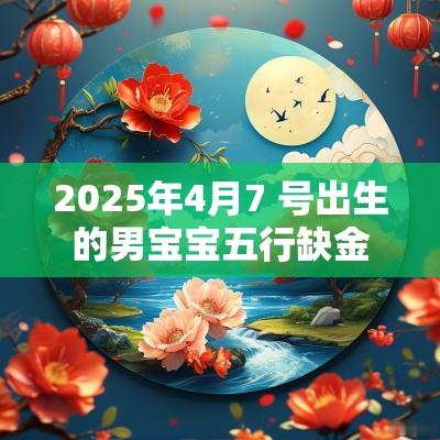 2025年4月7 号出生的男宝宝五行缺金要怎么起名字
