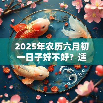 2025年农历六月初一日子好不好？适合安葬逝者吗？