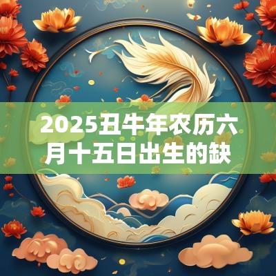 2025丑蛇年农历六月十五日出生的缺火男孩起名寓意 2025丑蛇年农历六月十五日出生的缺火男孩起名寓意