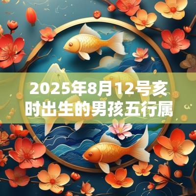 2025年8月12号亥时出生的男孩五行属什么