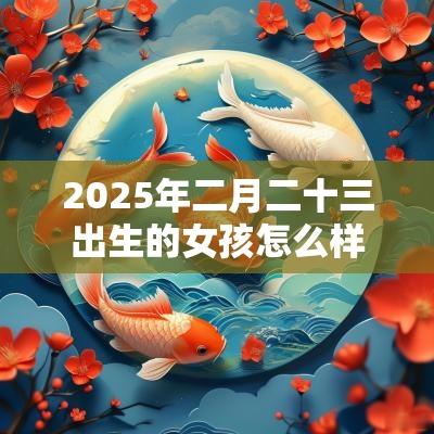 2025年二月二十三出生的女孩怎么样起名字，五行属什么