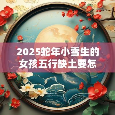 2025蛇年小雪生的女孩五行缺土要怎么起名字