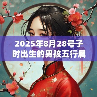 2025年8月28号子时出生的男孩五行属什么