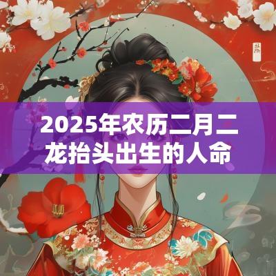 2025年农历二月二龙抬头出生的人命运如何？